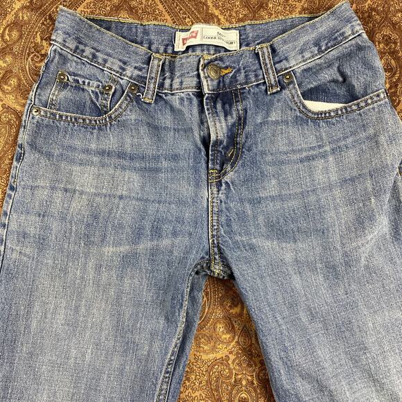 Levi’s 569 Loose Straight Leg Jeans Womens 14 Reg Denim Med Wash VTG Y2K 26x26” - Picture 2 of 13